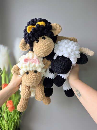 Häkelanleitung Schaf Baabaa - Mittlere Größe - Anfängergeeignet