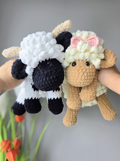 Häkelanleitung Schaf Baabaa - Mittlere Größe - Anfängergeeignet