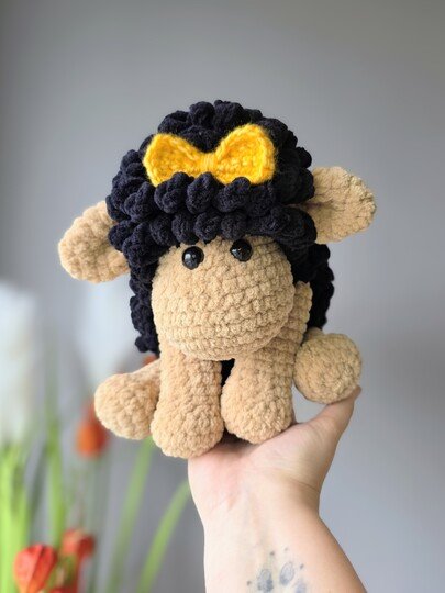 Häkelanleitung Schaf Baabaa - Mittlere Größe - Anfängergeeignet