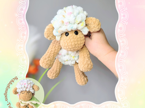 Häkelanleitung Schaf Baby Baabaa - MINI Größe - Anfängergeeignet