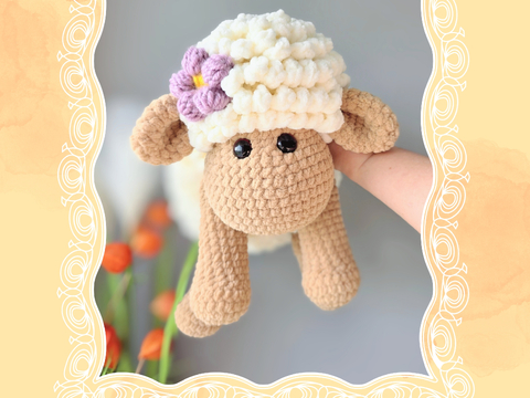 Häkelanleitung Schaf Big Baabaa - XL Größe - Anfängergeeignet