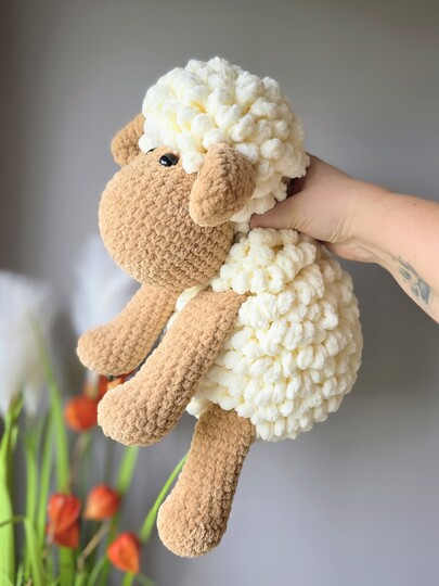 Häkelanleitung Schaf Big Baabaa - XL Größe - Anfängergeeignet