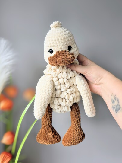 Häkelanleitung Ente - Anfängergeeignet