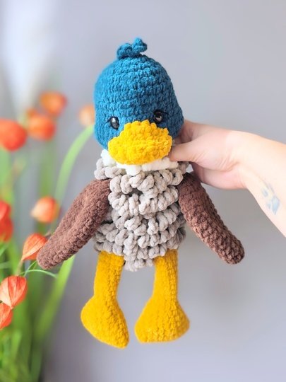 Häkelanleitung Ente Doodoo - Anfängergeeignet