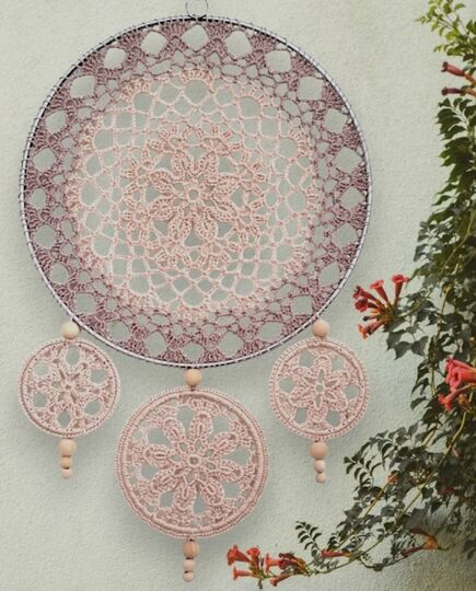 Wandschmuck Traumfänger / Mandala