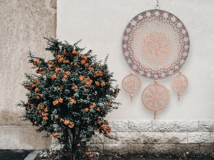 Wandschmuck Traumfänger / Mandala