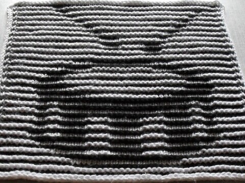 Musik - Trommel in Schattenstricktechnik mit dem besonderen Rand