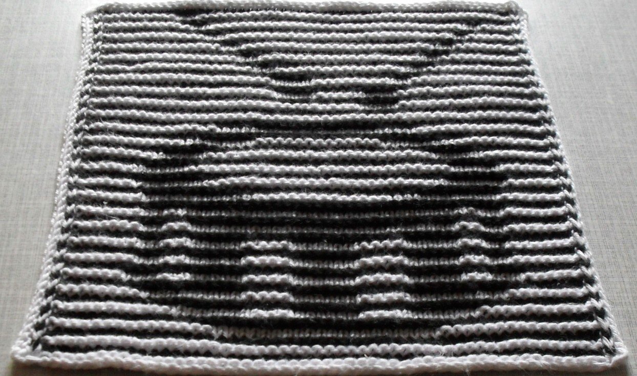 Musik - Trommel in Schattenstricktechnik mit dem besonderen Rand - Bild 2