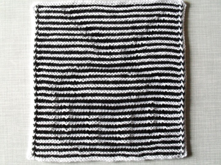 Musik - Trommel in Schattenstricktechnik mit dem besonderen Rand