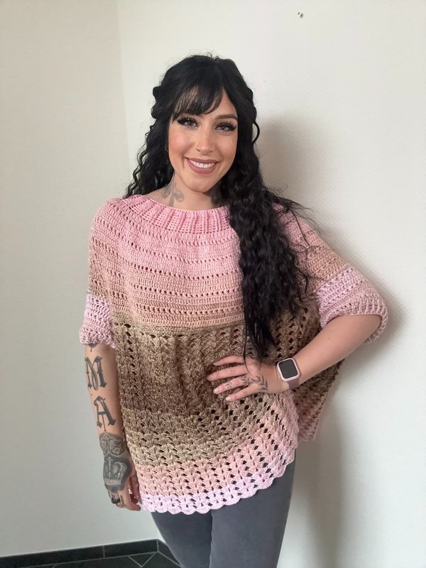 Häkelanleitung Pulli "HAZELNUT BABYGIRL" - Bild 10