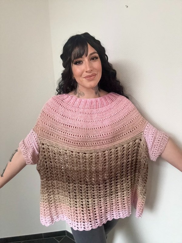 Häkelanleitung Pulli "HAZELNUT BABYGIRL" - Bild 2