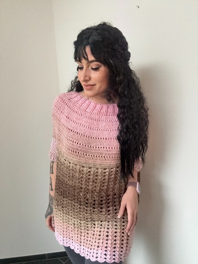 Häkelanleitung Pulli "HAZELNUT BABYGIRL"