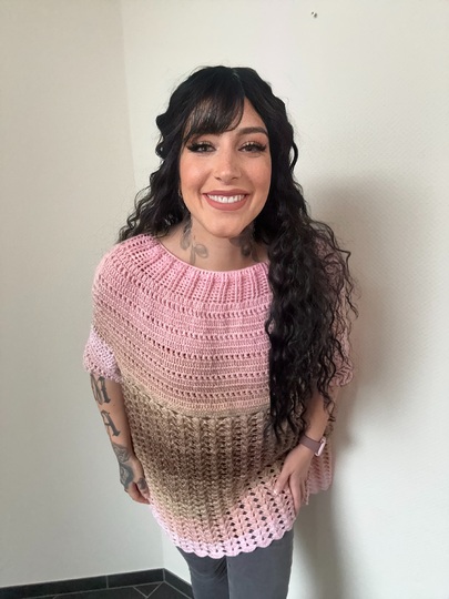 Häkelanleitung Pulli "HAZELNUT BABYGIRL"