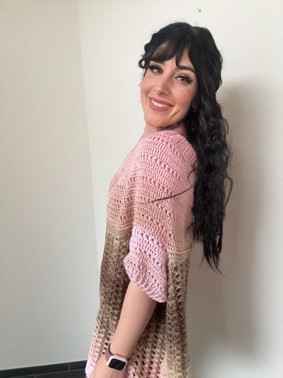 Häkelanleitung Pulli "HAZELNUT BABYGIRL"