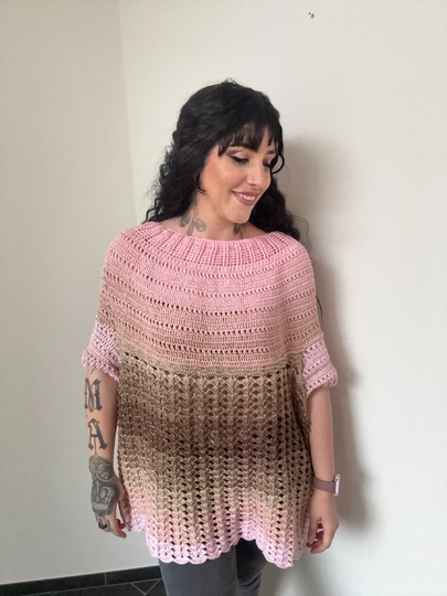 Häkelanleitung Pulli "HAZELNUT BABYGIRL"