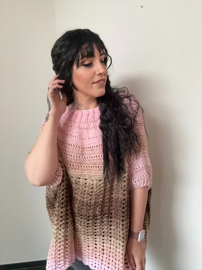 Häkelanleitung Pulli "HAZELNUT BABYGIRL"