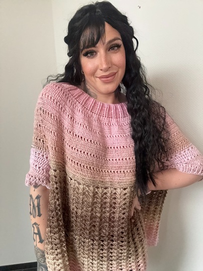 Häkelanleitung Pulli "HAZELNUT BABYGIRL"