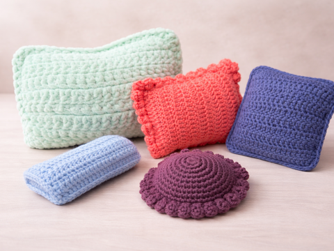 Häkelanleitung "Bunte Kissen"