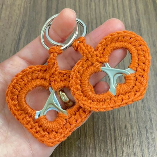 Pull Tab Heart Keychain Crochet Pattern PDF Tutorial