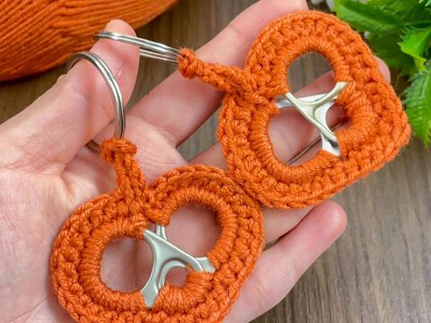 Pull Tab Heart Keychain Crochet Pattern PDF Tutorial