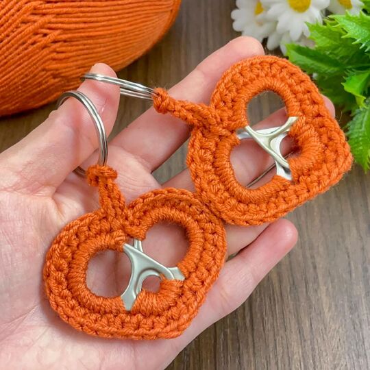 Pull Tab Heart Keychain Crochet Pattern PDF Tutorial