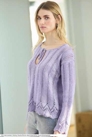 Pulli mit Lochmuster