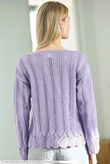 Pulli mit Lochmuster