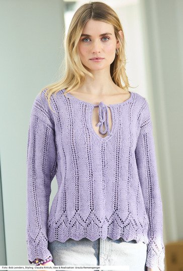 Pulli mit Lochmuster