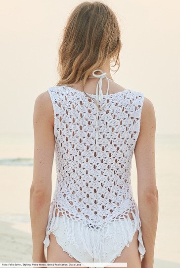 Top mit Fransen