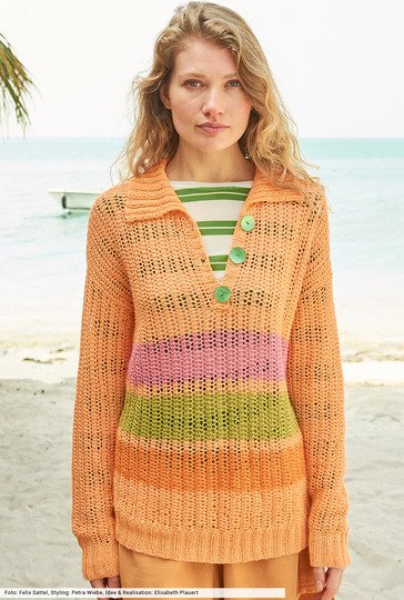 Polopulli mit Streifenpasse