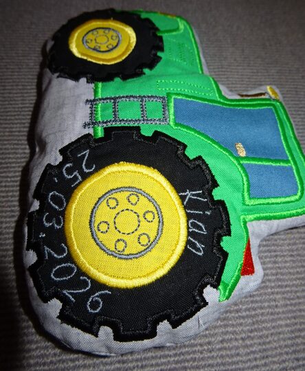 Stickdatei - Traktor Kissen ITH in 5 Größen