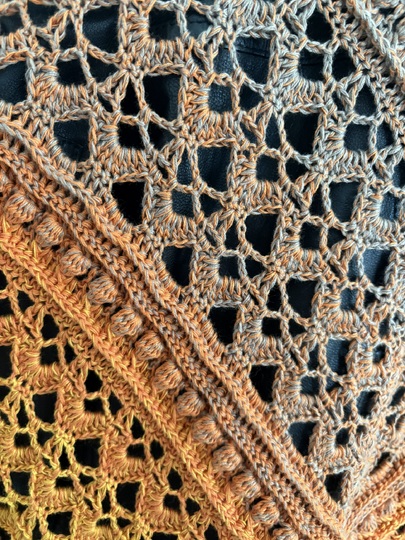 Crochet Pattern Triangular Scarf "Isaia"