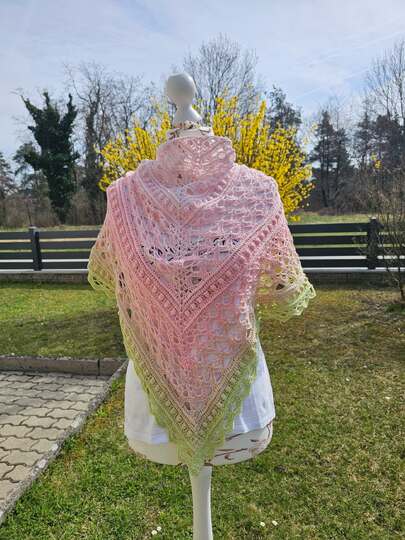 Häkelanleitung Dreieckstuch "Isaia"