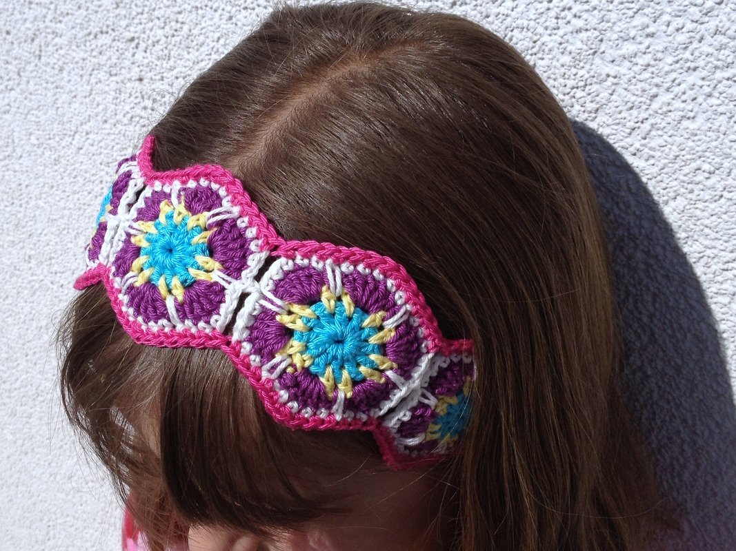 Crochet pattern Flower headband, suits all sizes, hairband, hair decor - Image 6