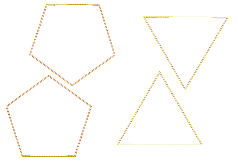 Stickdatei 15 einfache ITH Figuren 10cm als Abschminkpad oder Spielfigur