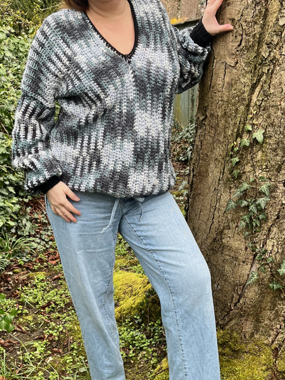 Crochet Pattern Sweater "Serenity"