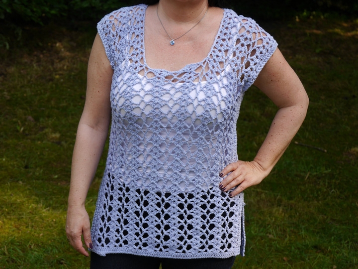 Häkelanleitung Shirt Blue Wonder