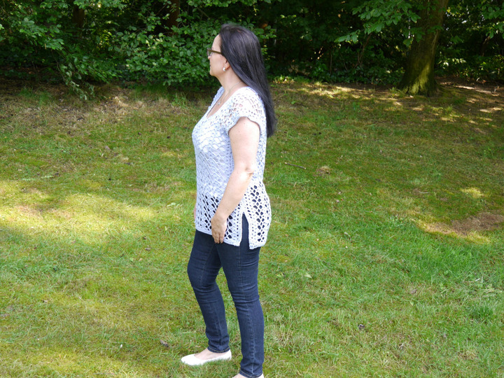 Häkelanleitung Shirt Blue Wonder