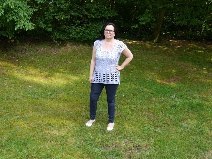 Häkelanleitung Shirt Blue Wonder