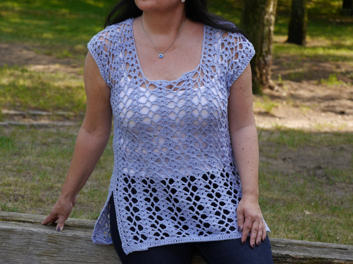 Häkelanleitung Shirt Blue Wonder