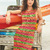 Gestreiftes Strickkleid