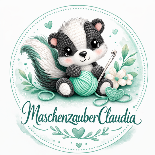 Sammy das Stinktier- Schritt für Schritt Anleitung