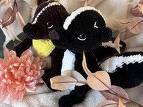 Sammy das Stinktier- Schritt für Schritt Anleitung