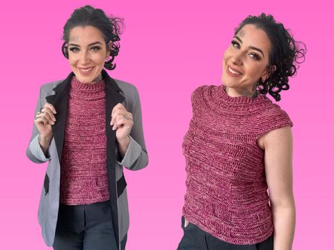 Häkelanleitung Tshirt "BERRY BUSINESS"