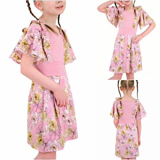 E-Book Schnittmuster Blütenglanz Tunika/Kleid Gr. 86 bis 164