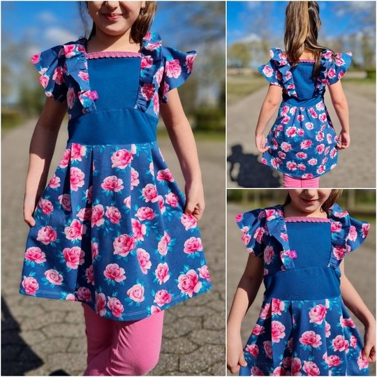 E-Book Schnittmuster Blütenglanz Tunika/Kleid Gr. 86 bis 164