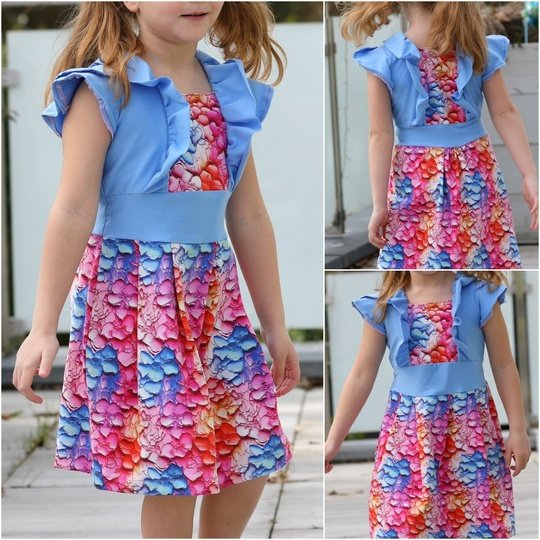 E-Book Schnittmuster Blütenglanz Tunika/Kleid Gr. 86 bis 164