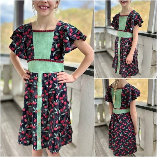 E-Book Schnittmuster Blütenglanz Tunika/Kleid Gr. 86 bis 164