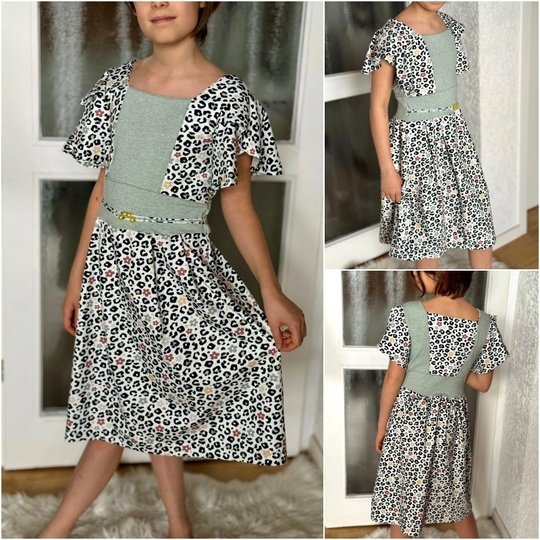 E-Book Schnittmuster Blütenglanz Tunika/Kleid Gr. 86 bis 164