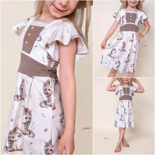 E-Book Schnittmuster Blütenglanz Tunika/Kleid Gr. 86 bis 164